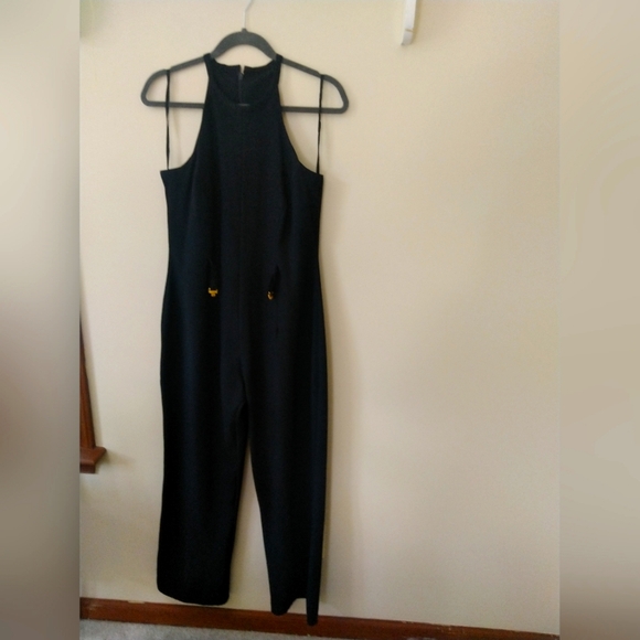 Serrano Pants - Sleeveless black jumpsuit